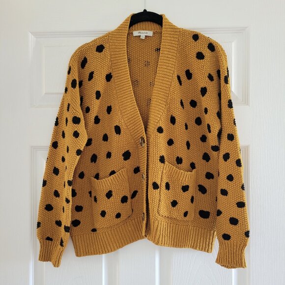 Madewell Hillview Cardigan Sweater in Painted Spots - Picture 5 of 7
